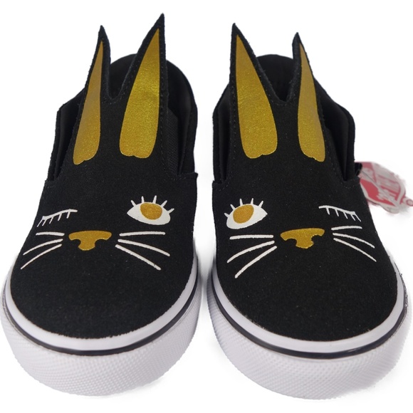 Vans Other - VANS Slip-On Bunny (Black / Gold) Toddlers Sneaker